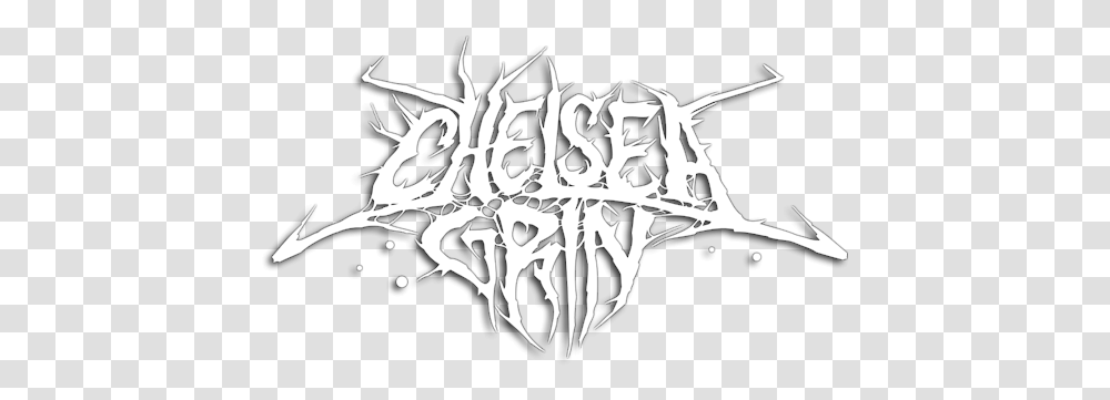 Download Free Chelsea Grin Music Fanart Fanarttv Logo Chelsea Grin, Stencil, Text, Label, Calligraphy Transparent Png