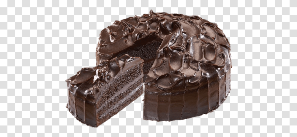 Download Free Chocolate Red Ribbon Chocolate Fudge Cake, Dessert, Food, Icing, Cream Transparent Png