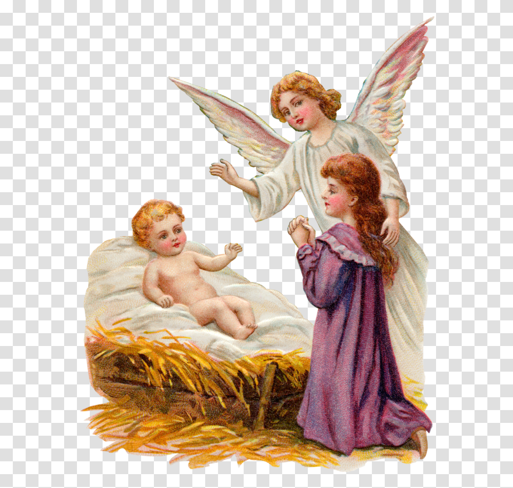 Download Free Christ Of Scene Jesus Nativity Religion Christmas Jesus Images, Art, Person, Human, Angel Transparent Png