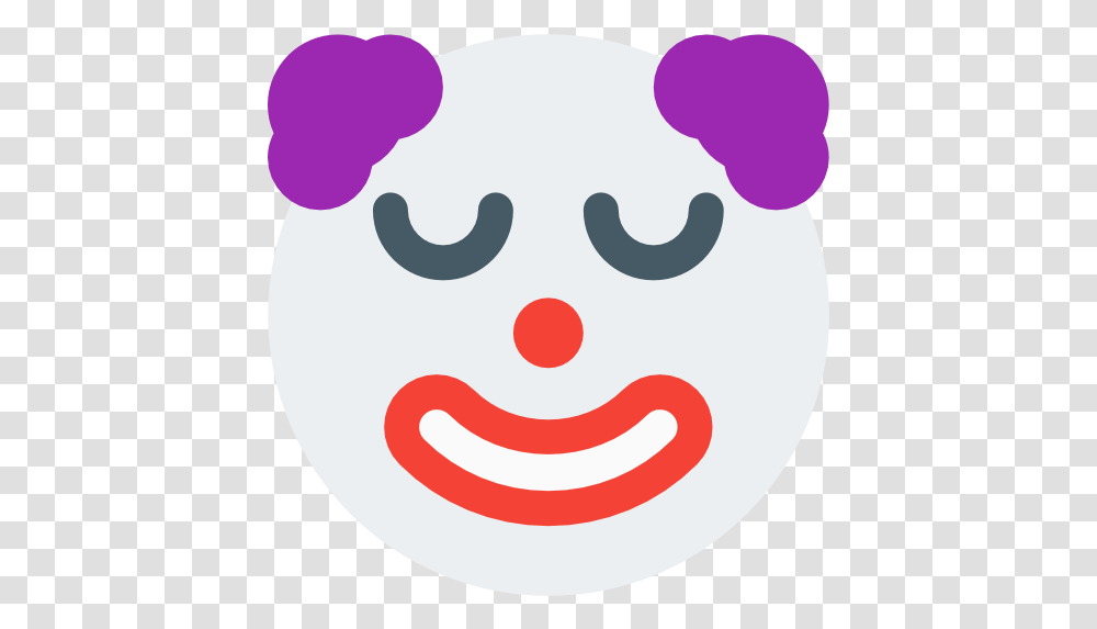 Download Free Clown Icon Happy, Logo, Symbol, Trademark, Text Transparent Png