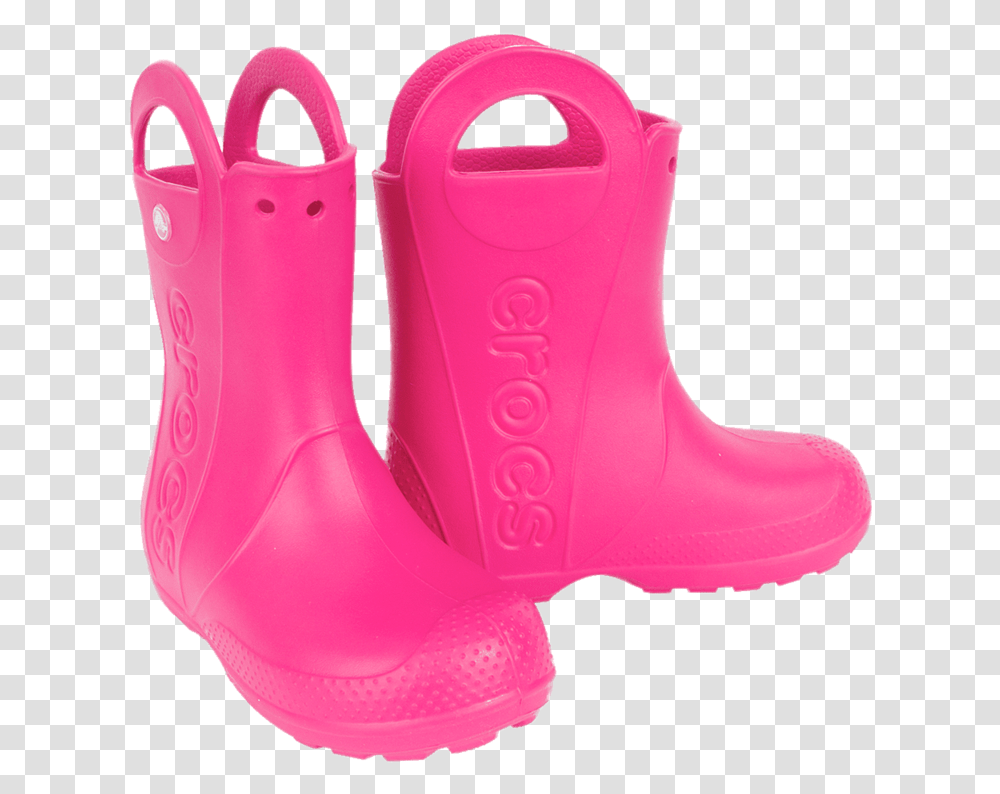 Download Free Crocs Pink Crocs, Clothing, Apparel, Footwear, Boot Transparent Png