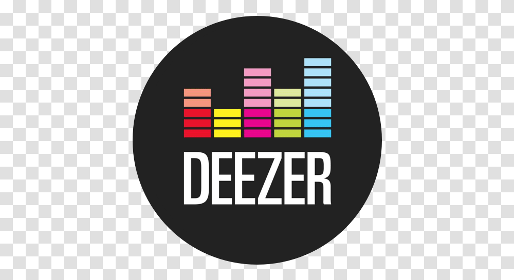 Download Free Deezer Logo Circle Deezer, Text, Graphics, Art, Symbol Transparent Png