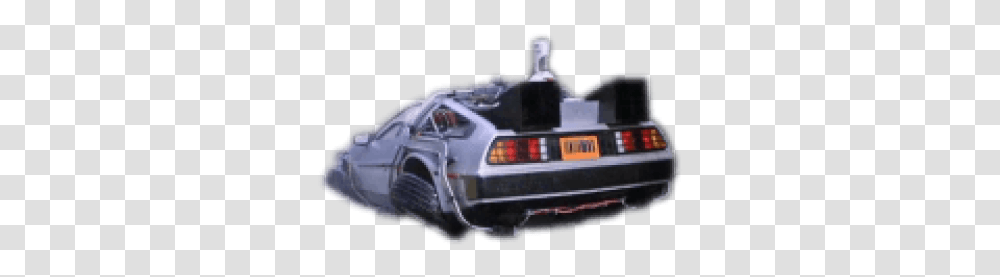 Download Free Delorean Movies With Flying Cars, Vehicle, Transportation, Bumper, Police Car Transparent Png