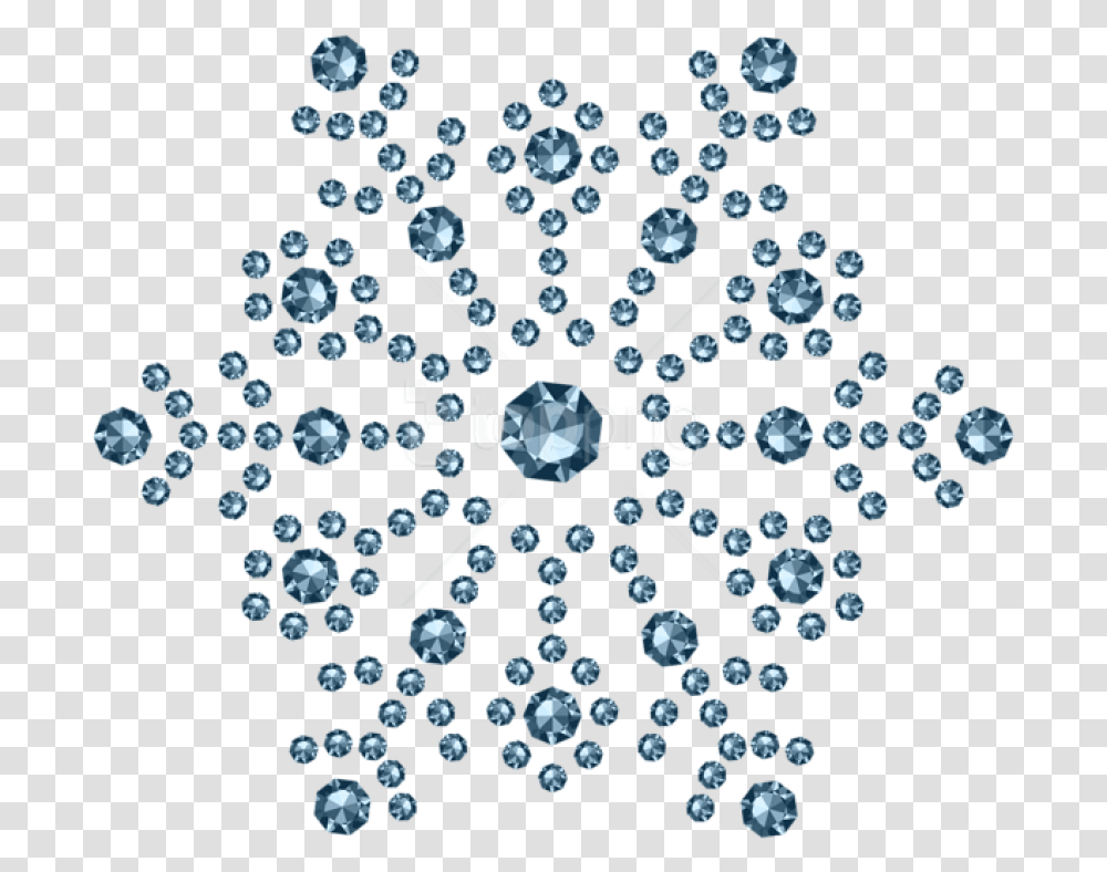 Download Free Diamond Snowflake Christmas Blue Gold Clip Art, Gemstone, Jewelry, Accessories, Accessory Transparent Png