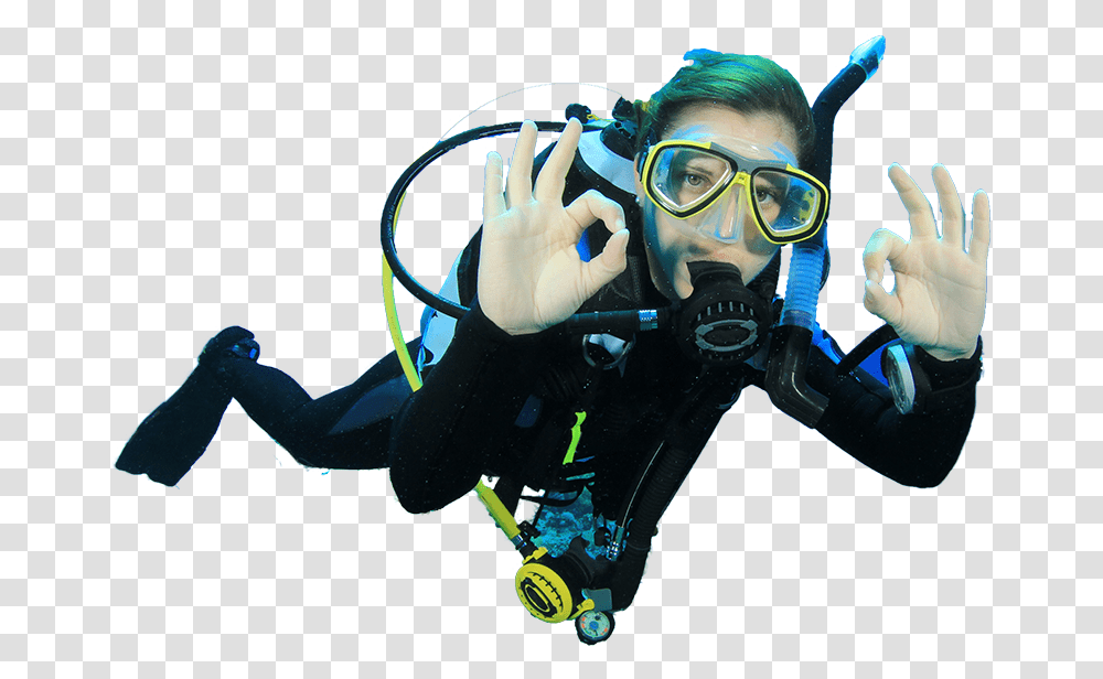 Download Free Diver Image With Scuba People Snorkeling Underwater, Person, Human, Outdoors, Sport Transparent Png