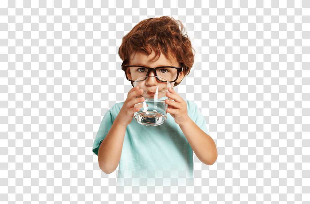 Download Free Drinking Pipe Water Drinking With Glass, Beverage, Person, Human, Glasses Transparent Png