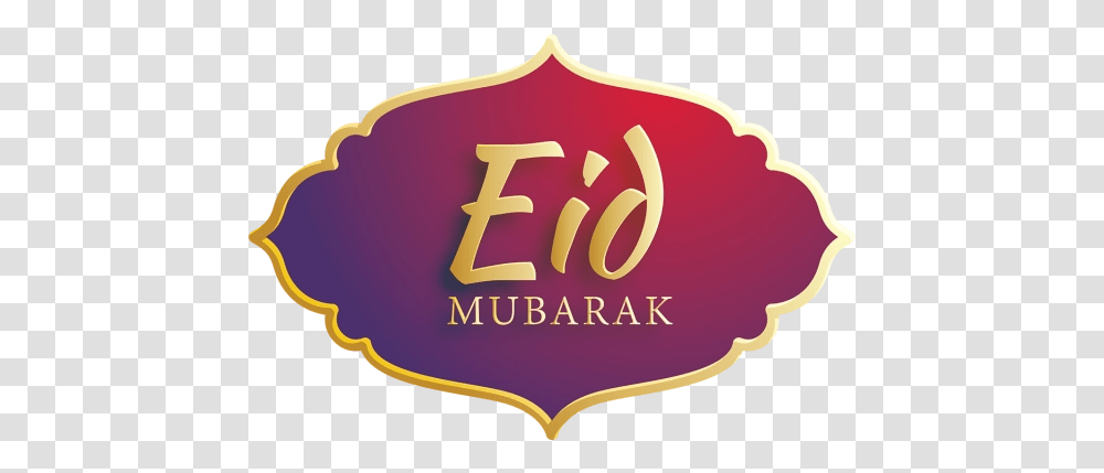 Download Free Eid Mubarak Badge Emblem, Text, Label, Symbol, Number Transparent Png