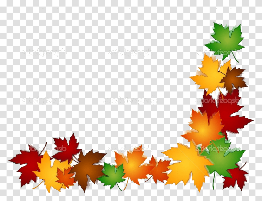 Download Free Fall Border X Autumn Clipart Autumn Leaves Border Clipart, Leaf, Plant, Tree, Maple Transparent Png