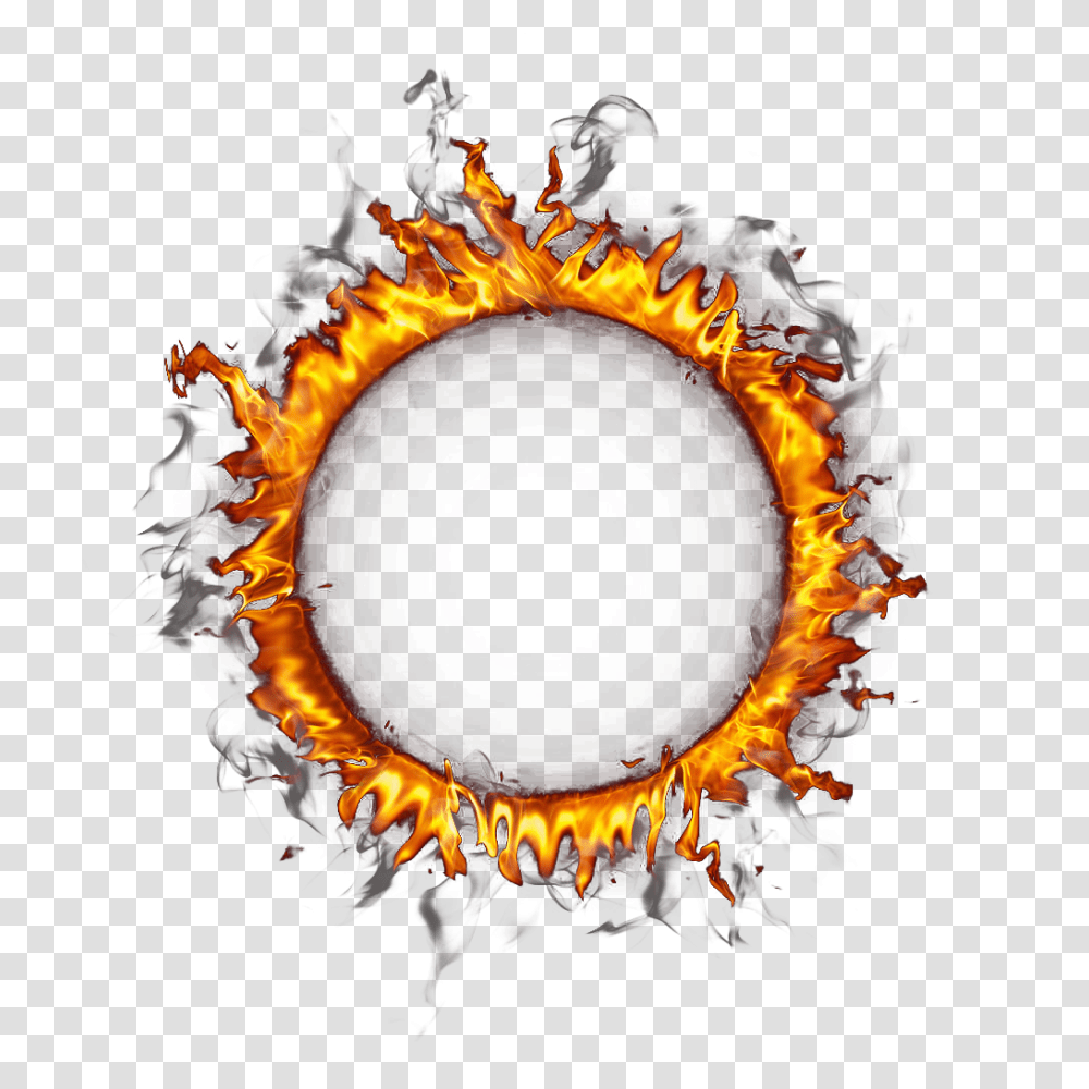 Download Free Fire Of Ring Border Ring Of Fire, Bonfire, Flame, Text Transparent Png