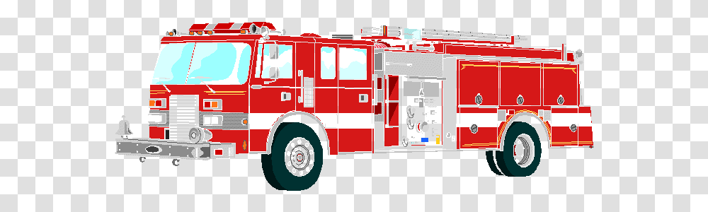 Download Free Firetruck Fire Engine Hostted Clip Art Fire Truck, Vehicle, Transportation, Fire Department, Person Transparent Png