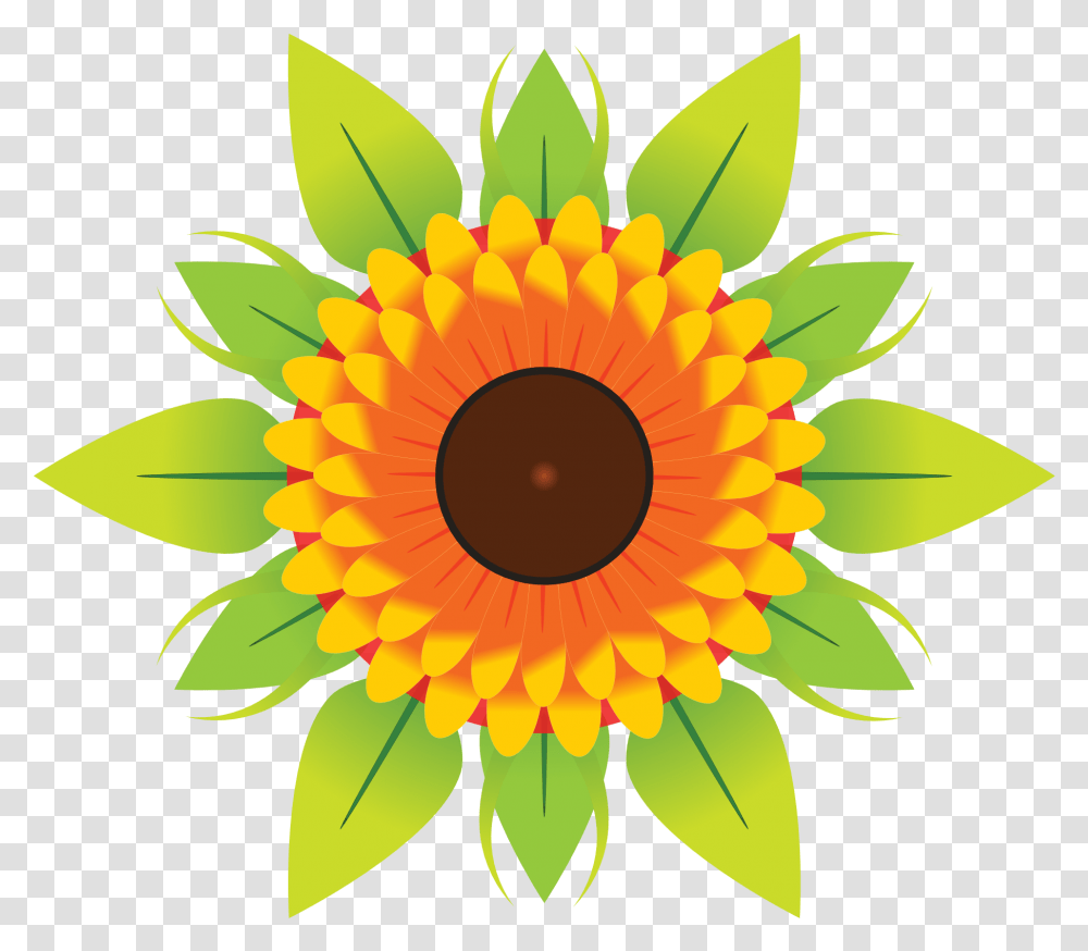 Download Free Flowers Vectors Vector Single Flower, Plant, Blossom, Sunflower, Treasure Flower Transparent Png