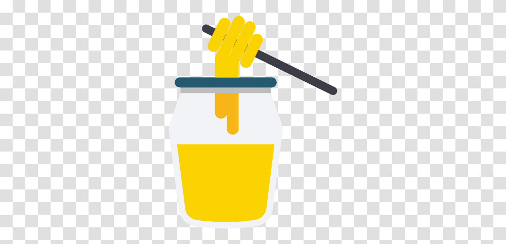 Download Free Food Honey Dipper Lid, Jar, Beverage, Drink, Glass Transparent Png