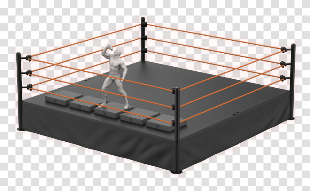 Download Free Gift Eaglemoss Wwe Championship Collection, Furniture, Bed, Person, Trampoline Transparent Png