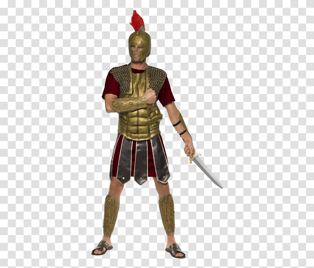 Download Free Gladiator Pic Gladiator, Person, Human, Clothing, Costume Transparent Png