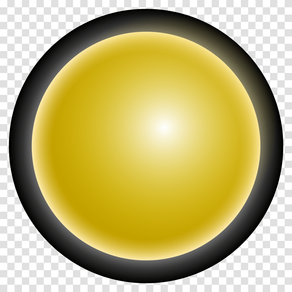 Download Free Glowing Lights Yellow Traffic Light Yellow Traffic Light, Sphere, Balloon Transparent Png