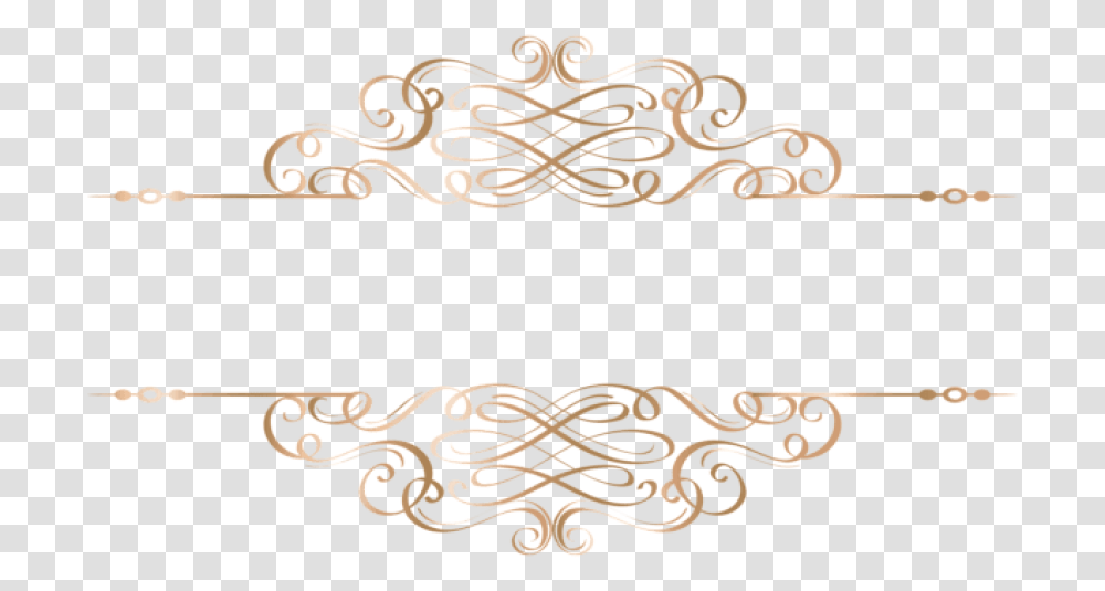 Download Free Gold Deco Element Clipart Gold Decorative Lines, Rug, Accessories, Accessory, Pattern Transparent Png