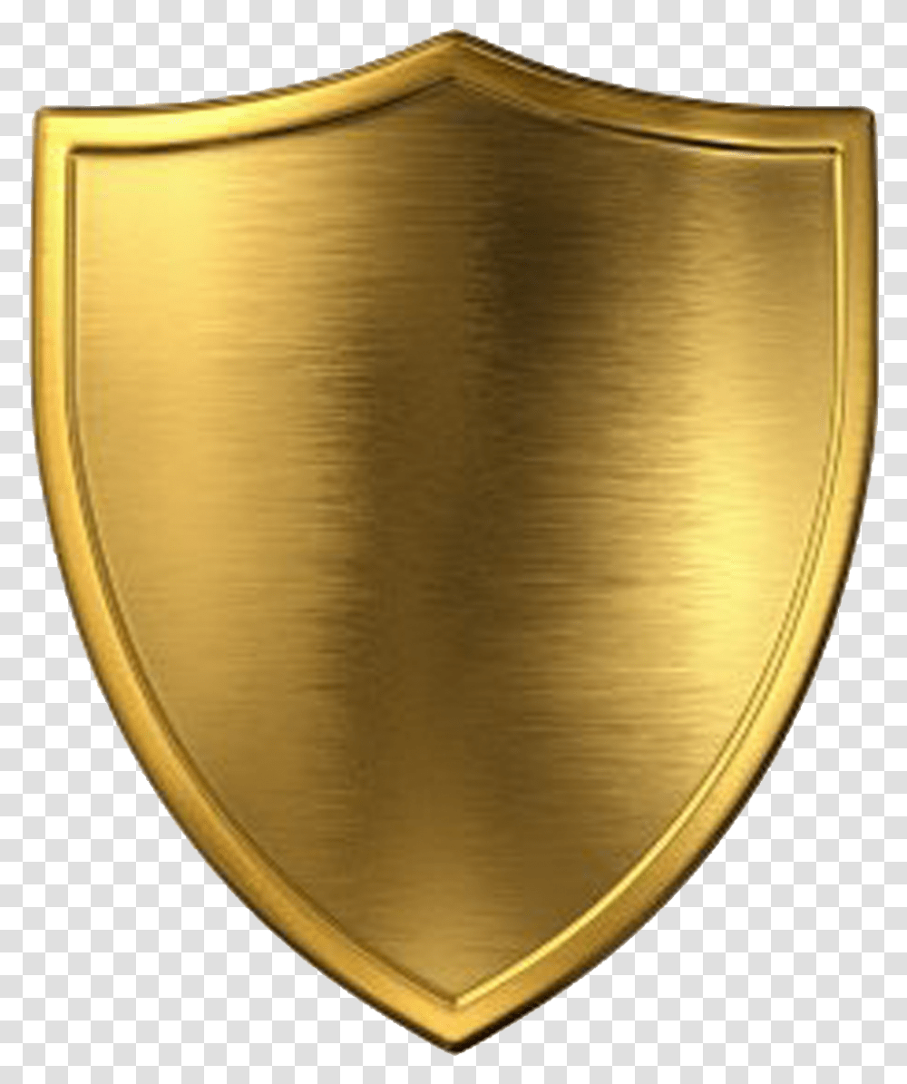 Download Free Gold Shield Image Background Shield Gold, Armor Transparent Png