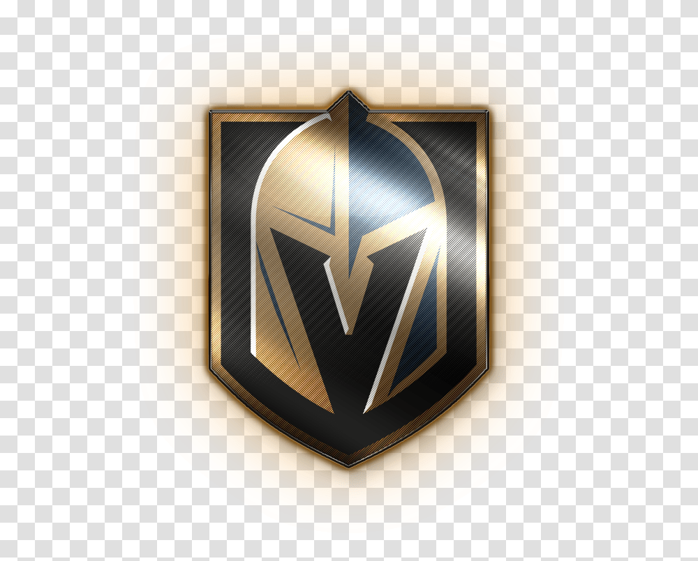 Download Free Golden Emblem League National Vegas Hockey Coloring Vegas Golden Knights Logo, Symbol, Trademark, Armor, Lamp Transparent Png