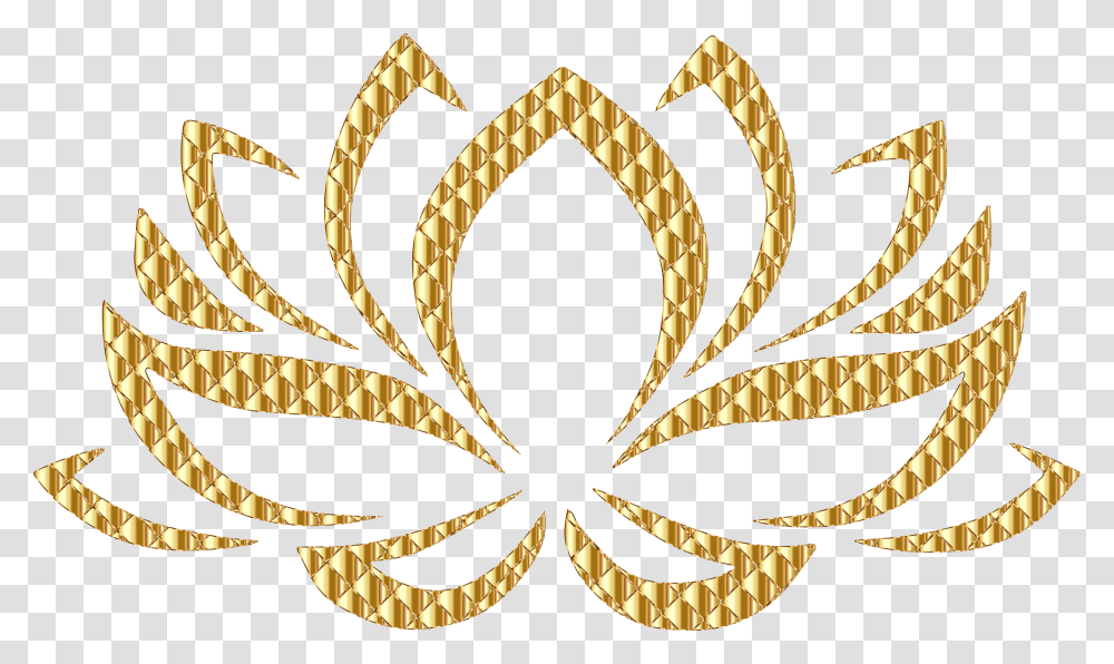 Download Free Golden Lotus Flower No Background Dlpngcom Lotus Flower Svg Free, Accessories, Accessory, Jewelry, Brooch Transparent Png