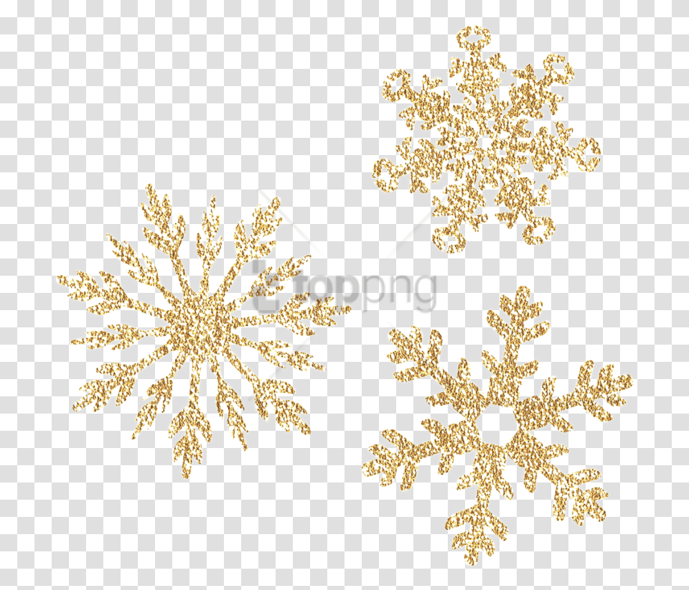 Download Free Golden Snowflakes Background Gold Snowflakes, Chandelier, Lamp, Pattern Transparent Png