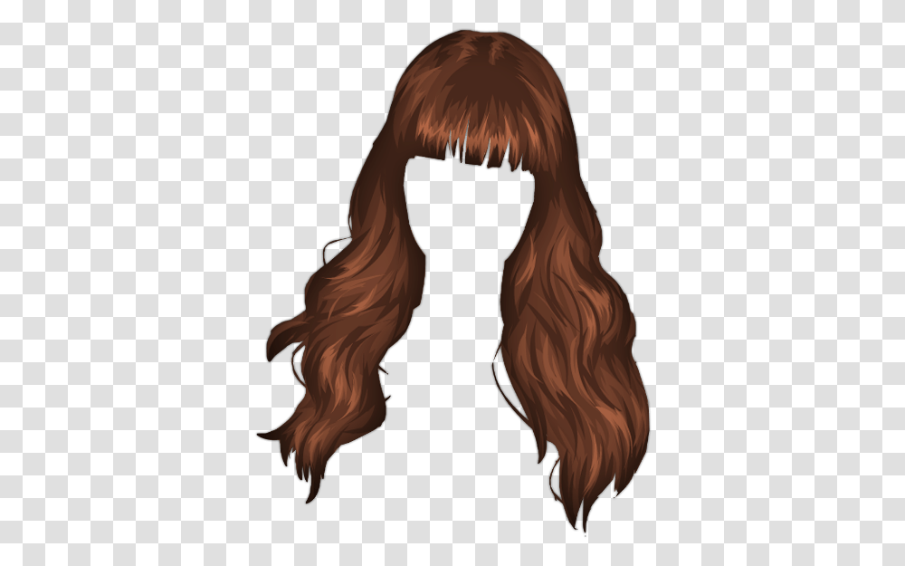 Download Free Hair With Bangs Brown Hair Cartoon Girl Background, Person, Human, Mammal, Animal Transparent Png