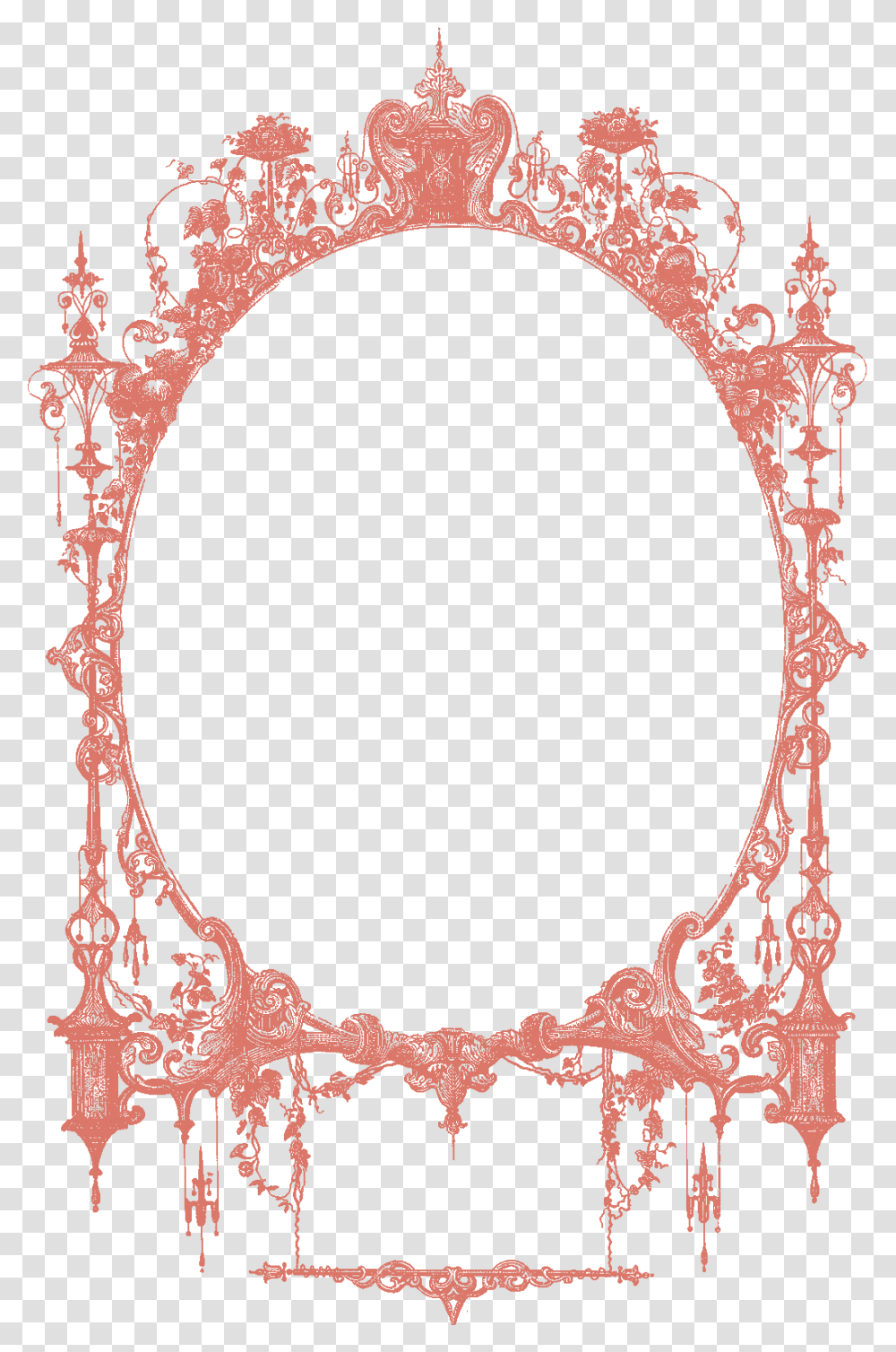 Download Free Halloween Frame Invitation Clipart Gothic Frame Halloween Invite, Rug, Oval, Lace Transparent Png