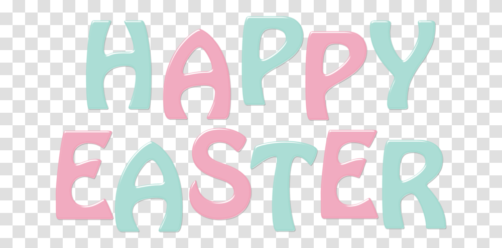 Download Free Happy Easter Pic Dlpngcom Banner Happy Easter Clipart, Text, Alphabet, Word, Number Transparent Png