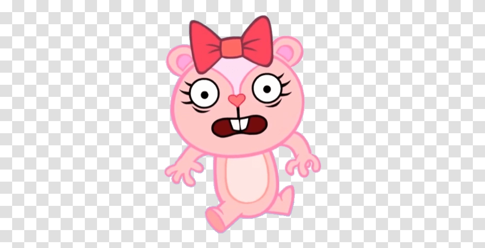 Download Free Happy Friends Clipart 63778 Image Giggles Happy Tree Friends, Animal, Mammal, Pig, Toy Transparent Png