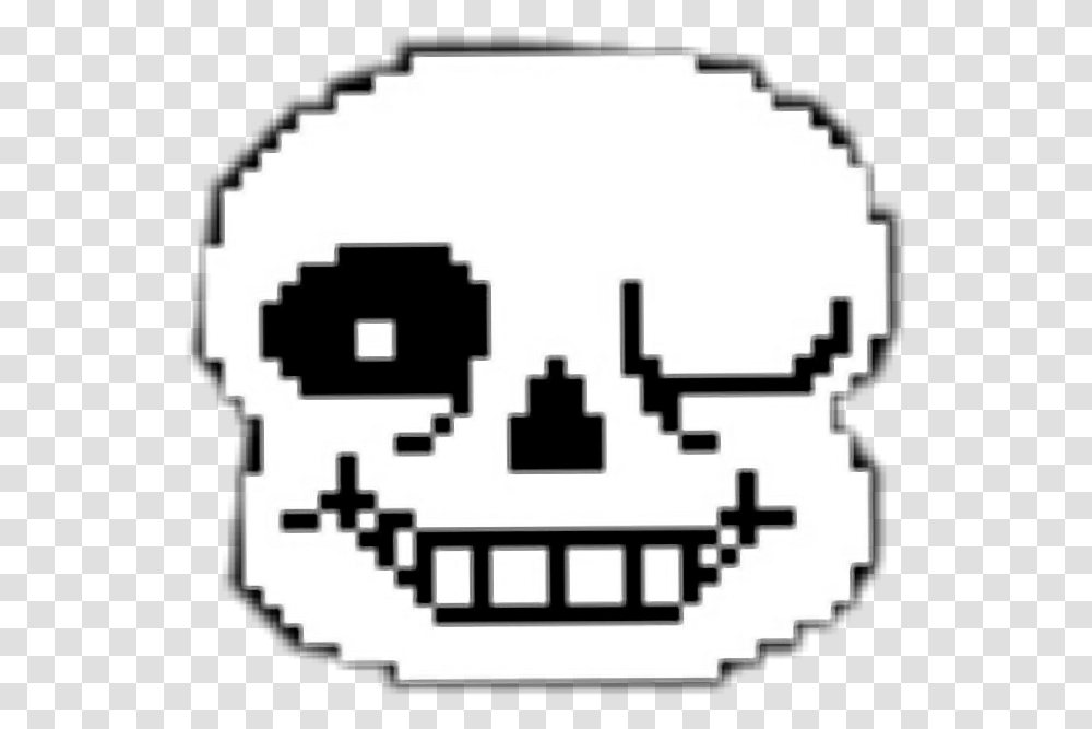 Download Free Hd Undertale Sans Sans Undertale Text Box Face, Stencil, Cross, Symbol, Pac Man Transparent Png