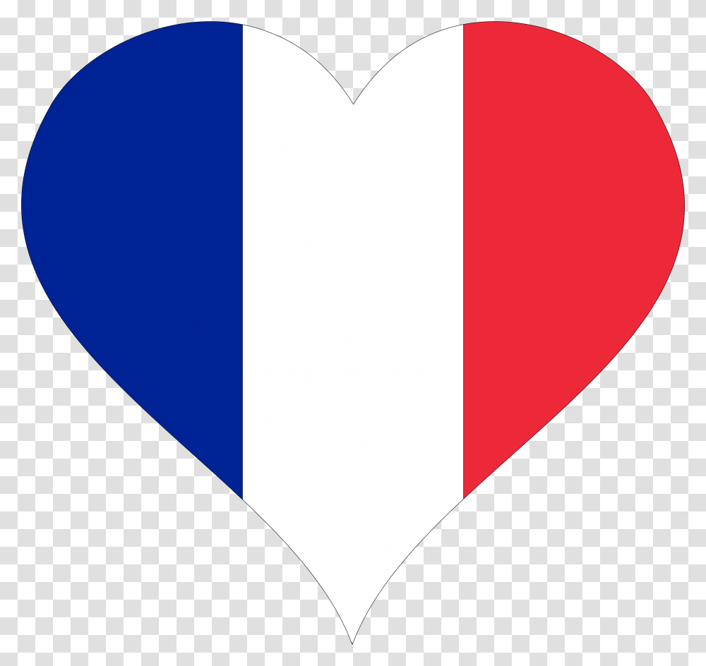 Download Free Heart France French Flag Love Heart, Balloon Transparent Png