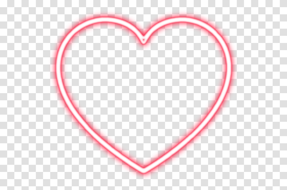 Download Free Heart Neon Light Red Neon Heart Transparent Png