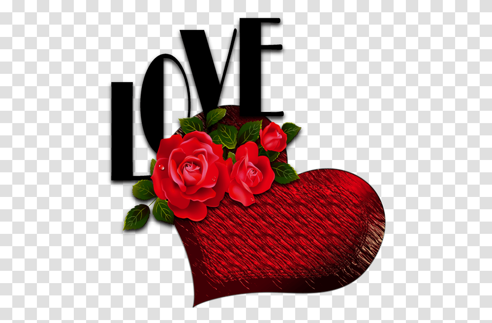 Download Free Heart Rose Image Background Dlpngcom Heart Love Red Rose, Plant, Flower, Petal, Vegetation Transparent Png