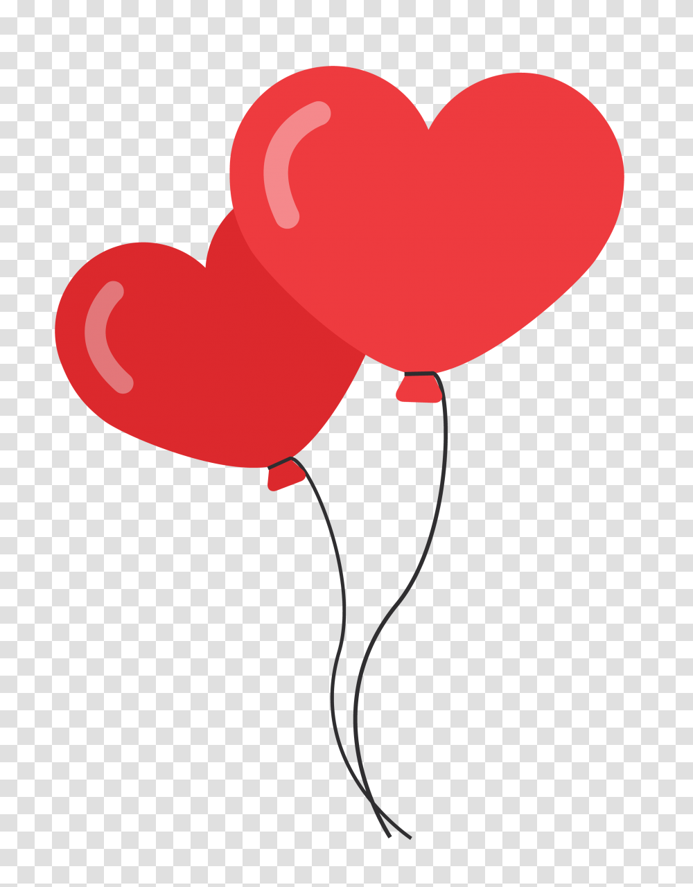 Download Free Heart Shaped Balloons Image Dlpngcom Heart Shaped Balloons, Pin Transparent Png
