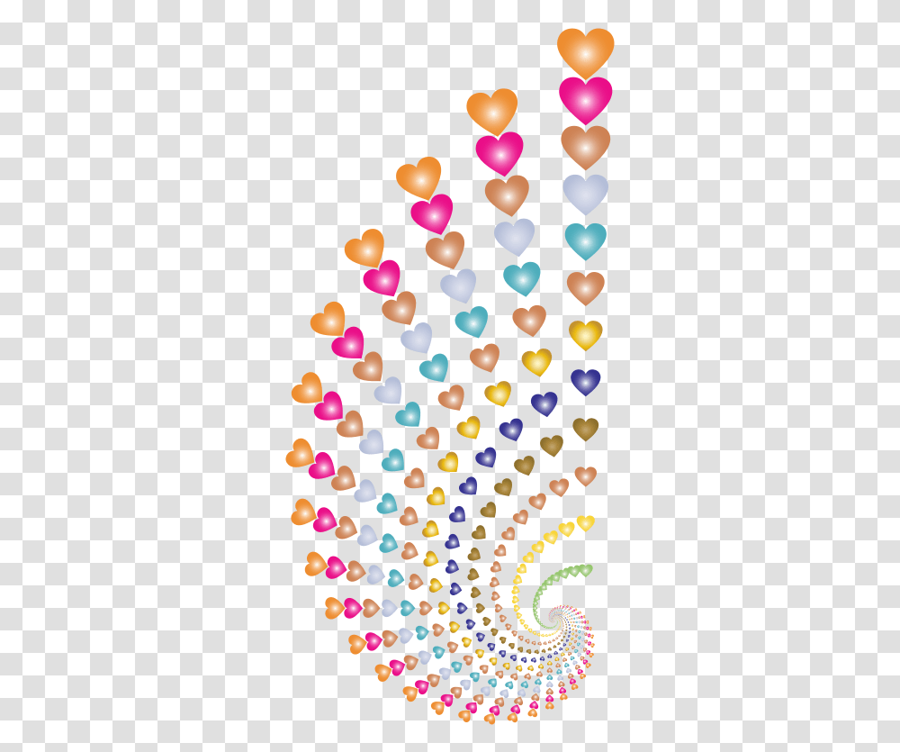 Download Free Hearts Swirl Design Swirl Hearts Svg, Confetti, Paper Transparent Png