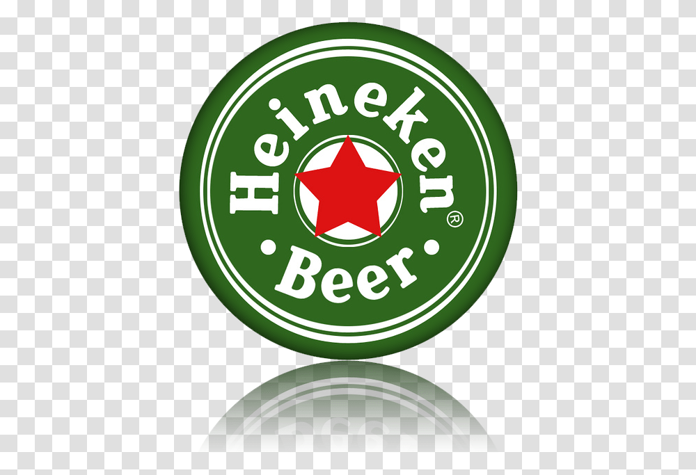 Download Free Heineken Beer Bottle Heineken, Symbol, Logo, Trademark, Star Symbol Transparent Png