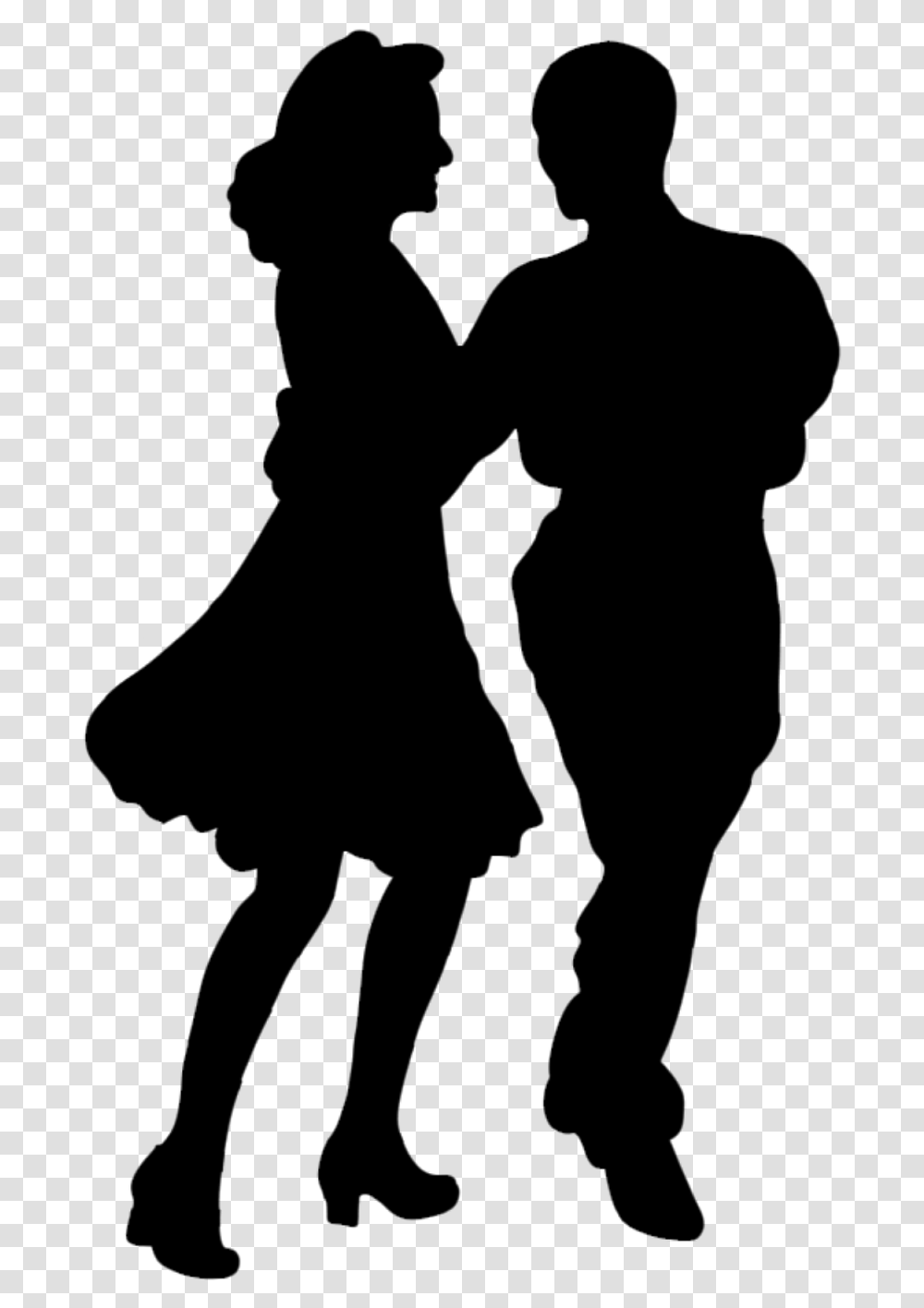 Download Free Illustration Of Dance Silhouette Couple Couple Dance Silhouette, Gray, World Of Warcraft Transparent Png