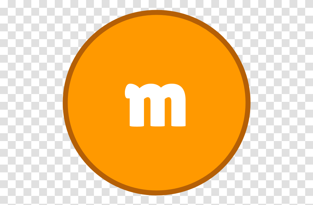 Download Free Image Orange M&m Bodypng Object Shows Orange, Text, Logo, Symbol, Trademark Transparent Png