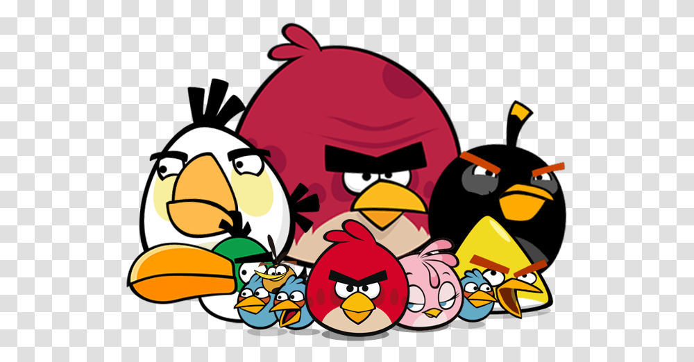 Download Free Image The Flock Angry Birdspng Angry Birds, Animal Transparent Png