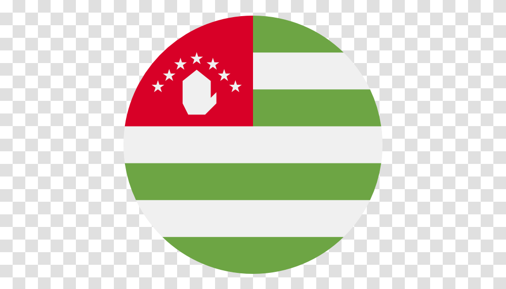 Download Free Images Icons Abkhazia Circle Flag, Logo, Symbol, Trademark, Text Transparent Png