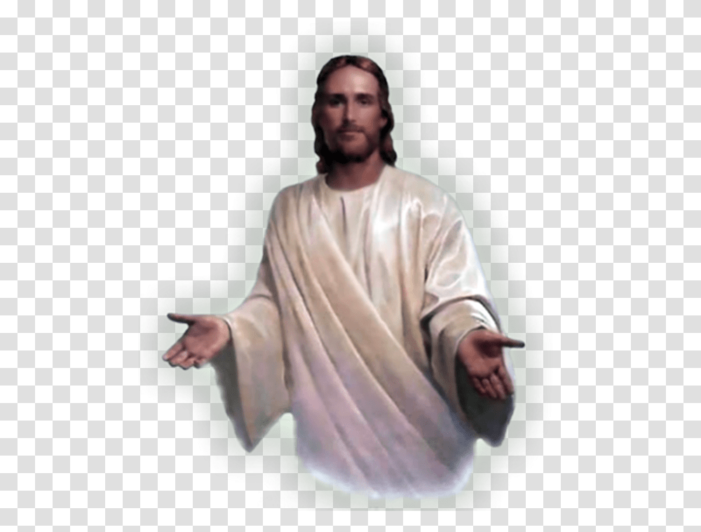 Download Free Jesus Del Parson Christ Lds, Person, Chair, Furniture Transparent Png