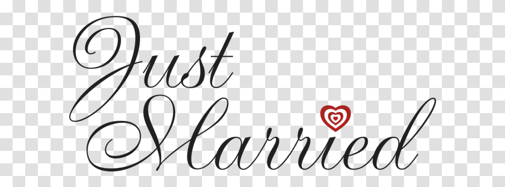 Download Free Just Married Window Cling Just Married, Handwriting, Calligraphy, Alphabet Transparent Png