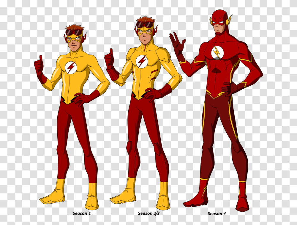 Download Free Kid Flash Image Young Justice Kid Flash Wally West, Person, People, Costume Transparent Png