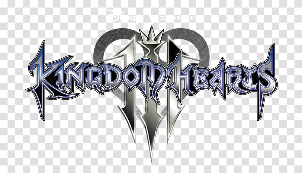 Download Free Kingdom Hearts Iii Personality Quiz Kingdom Hearts 3 Logo, Symbol, Emblem, Trademark, Weapon Transparent Png