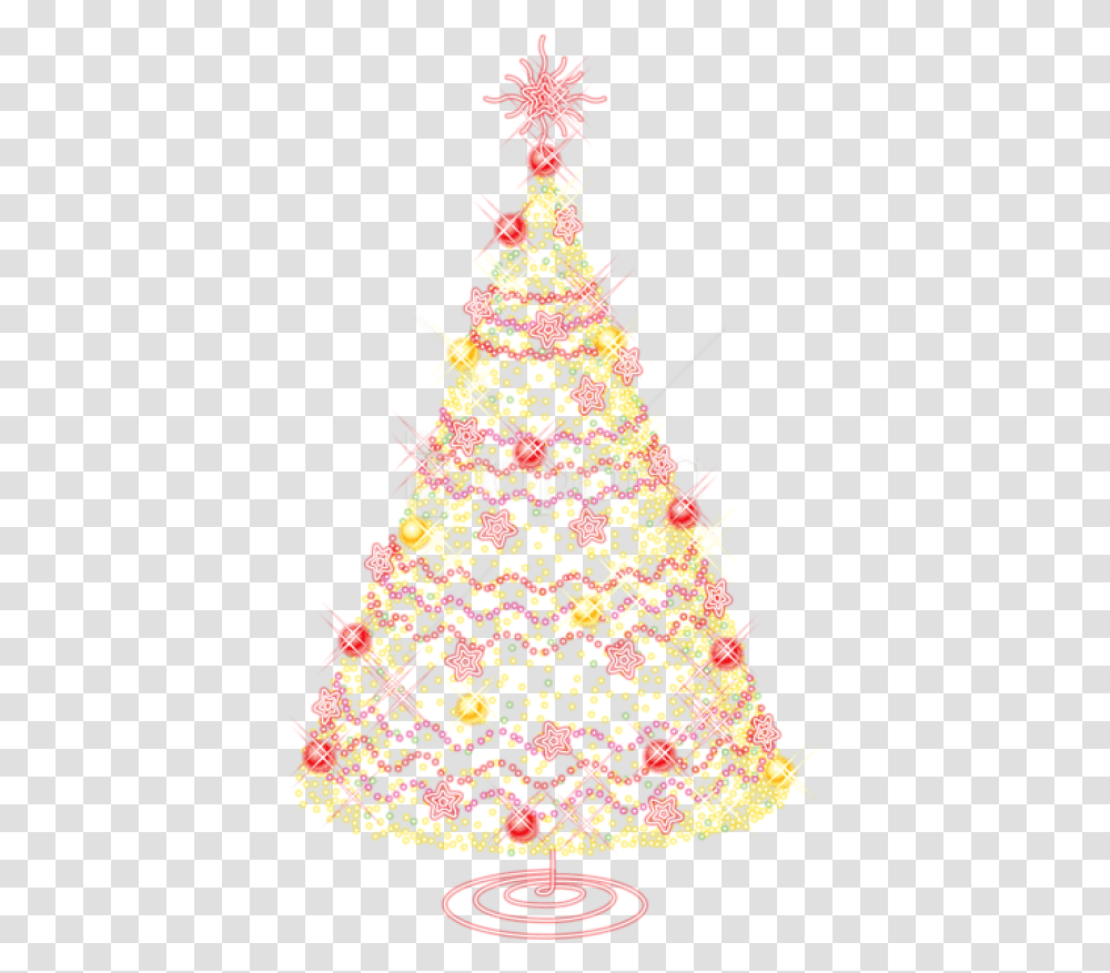 Download Free Large Gold Christmas Tree With Christmas Tree, Ornament, Plant, Star Symbol Transparent Png