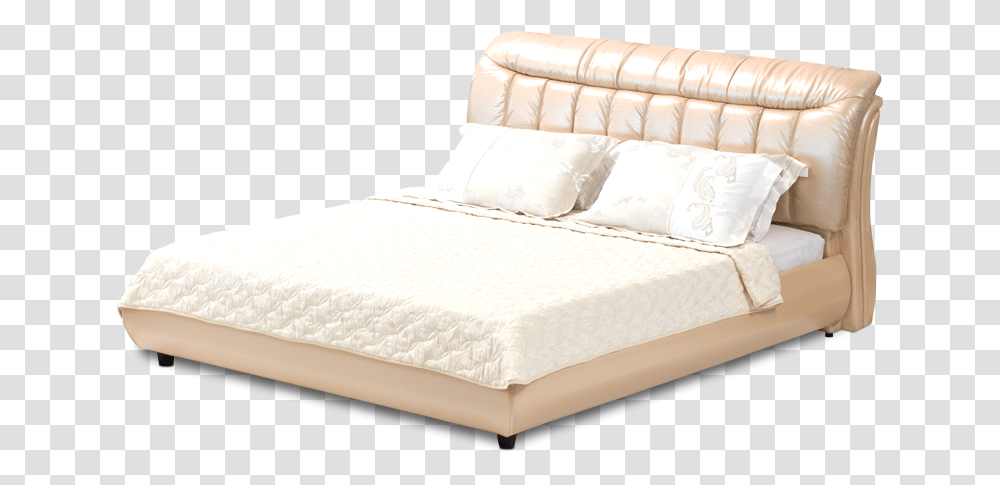 Download Free Leather Bed Bed Frame, Furniture, Mattress, Couch, Rug Transparent Png