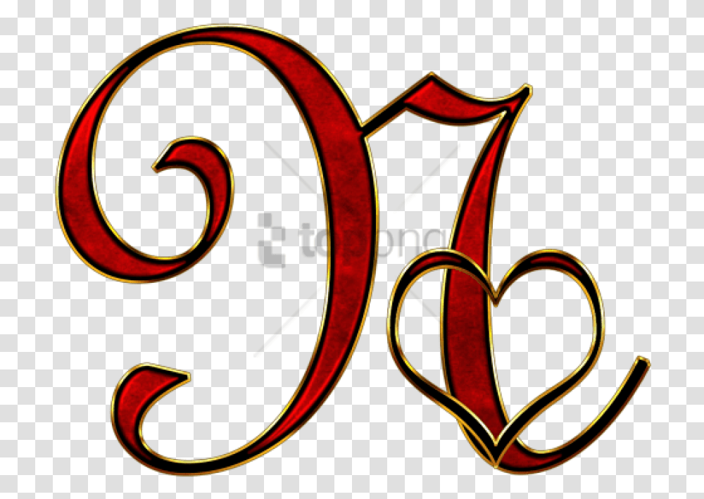 Download Free Letter N With Heart Image Valentine Alphabet Letters J, Text, Graphics, Label, Symbol Transparent Png