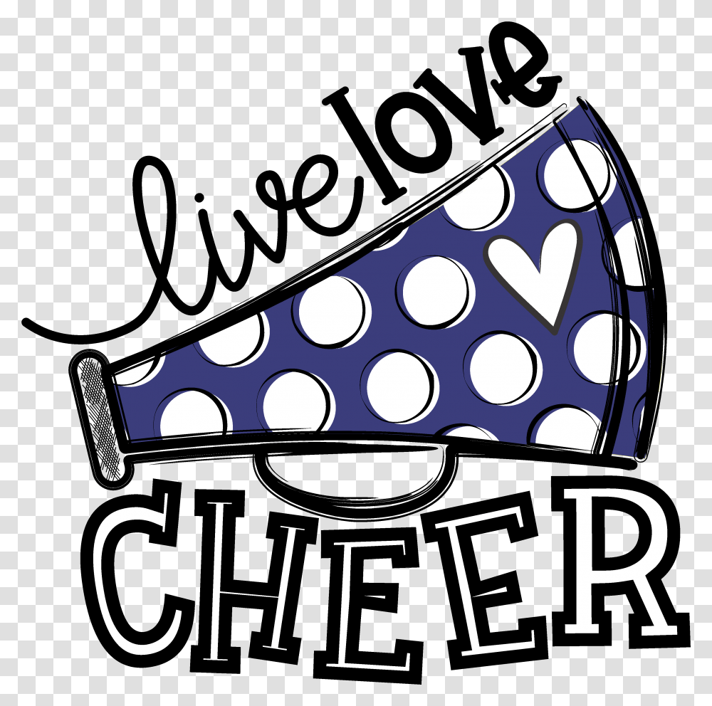Download Free Live Love Cheer Bundle Printable Live Love Cheer Svg, Clothing, Apparel, Party Hat Transparent Png