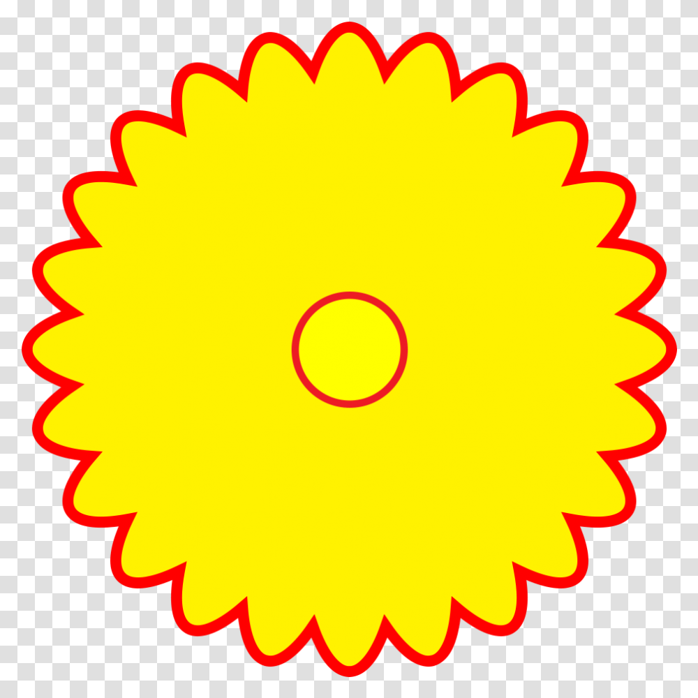 Download Free Logo Yellow Flower Shaped Radio Mon Pas, Daisy, Plant, Daisies, Blossom Transparent Png