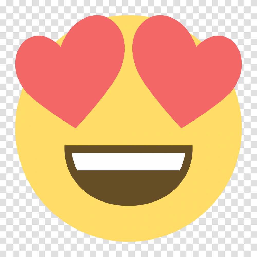 Download Free Love Emojipngheart Dlpngcom Emoji In Love Facebook, Label, Text, Sticker, Interior Design Transparent Png