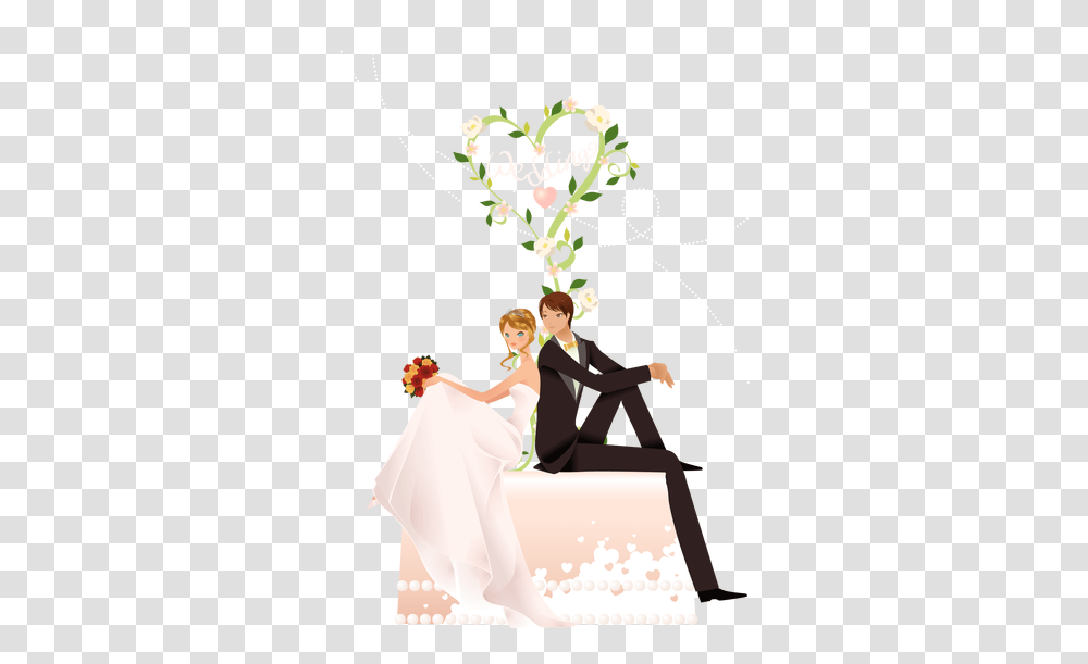 Download Free Love Wedding Shower Wedding, Clothing, Person, Robe, Fashion Transparent Png